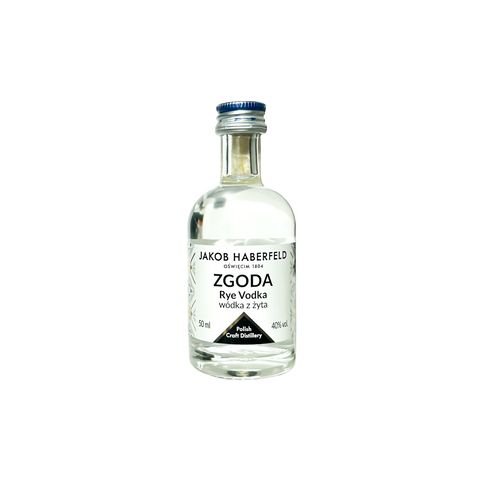 Jakob Haberfeld Zgoda Rye Vodka (koscher) Mini 0,05l