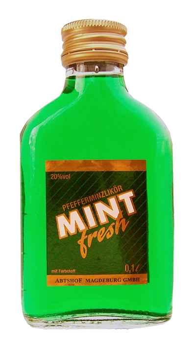 Mint fresh - Pfefferminzlikör - 0,1 L / 20% vol.
